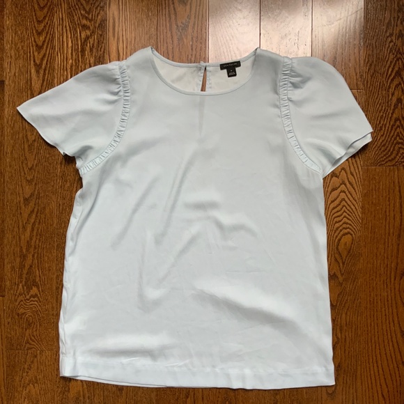 ANN TAYLOR Light Blue Blouse. Size M. - Picture 1 of 12